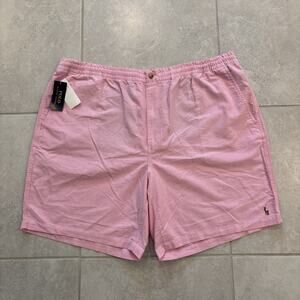 Polo Ralph Lauren Polo Prepster Stretch Chino Short Men's 3XB Big Pink Elastic
